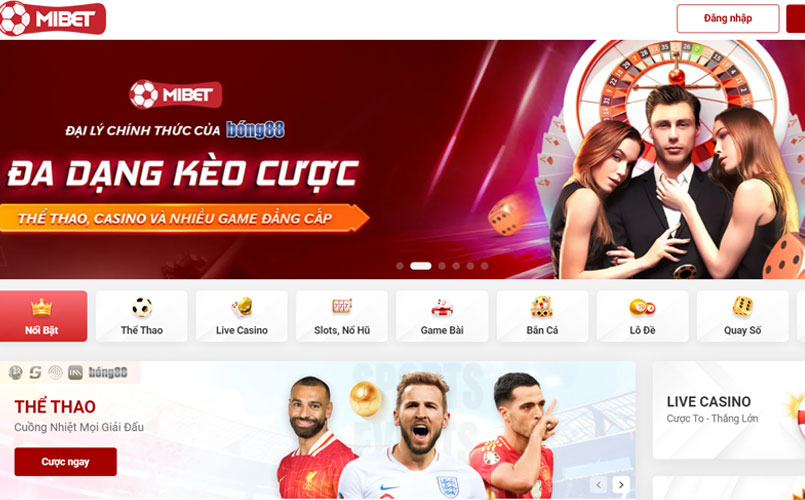 Mibet - Nền tảng giải trí cá cược online cực hot